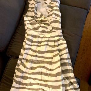 NWT Jcrew stripes zebra dress!